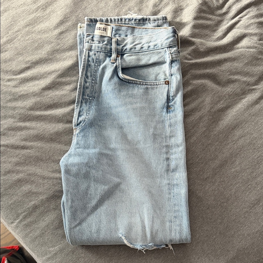 Goldie Men's Light Blue Slim Straight Jeans